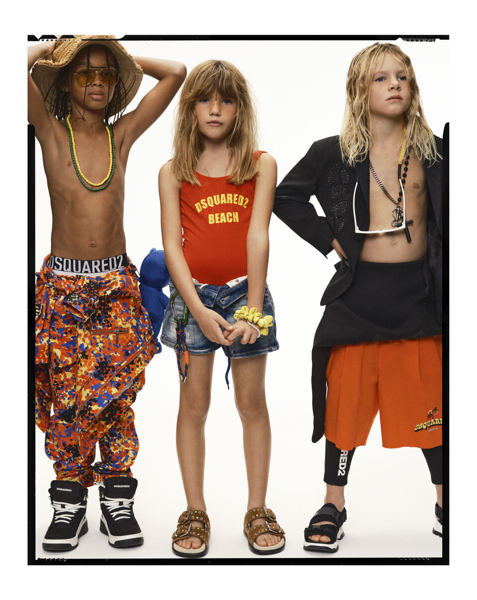 picture of kids wearing new dsquared2