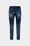 Blue Sparkle Toppa Wash Skater Jeans图片编号2