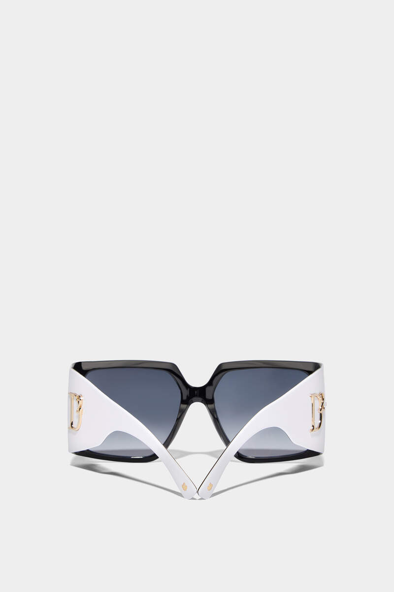 Hype White Black Sunglasses image number 3
