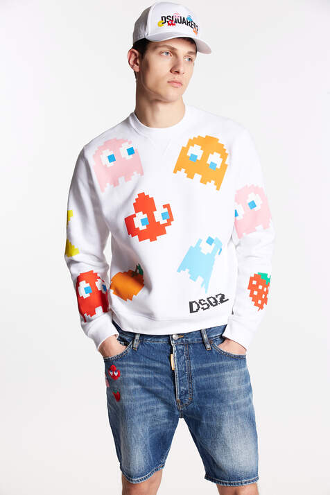 Pac-Man Crewneck Cool Sweatshirt