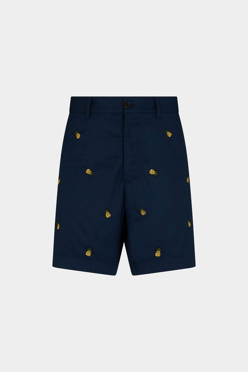 Embroidered Fruits Marine Shorts 画像番号 1