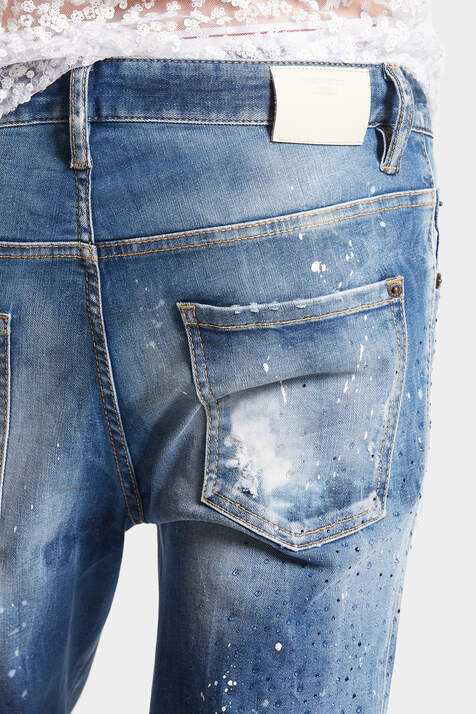 Medium Iced Spots Wash Super Twinky Jeans  image number 6