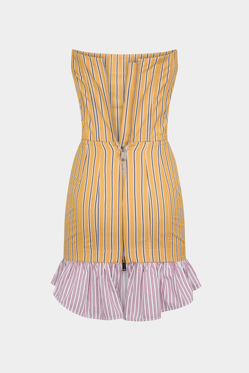 Preppy Striped Bustier Dress número de imagen 2
