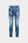 Medium Iced Spots Wash Cool Guy Jeans  image number 1