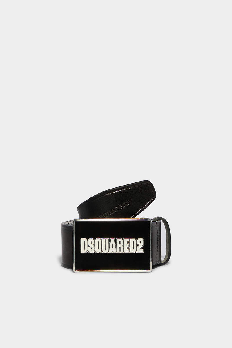 Dsquared2 Logo Plaque Belt image number 1