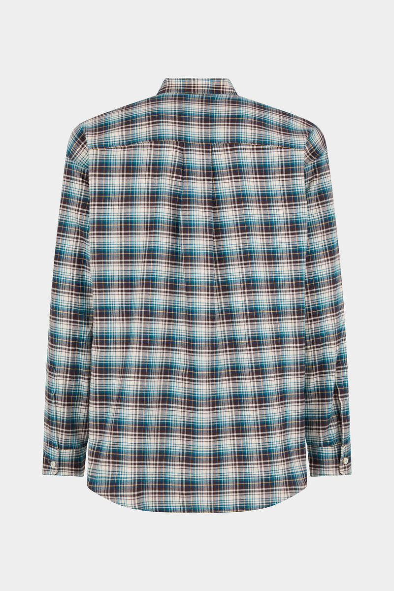 Layered Sleeves Checked Shirt 画像番号 2
