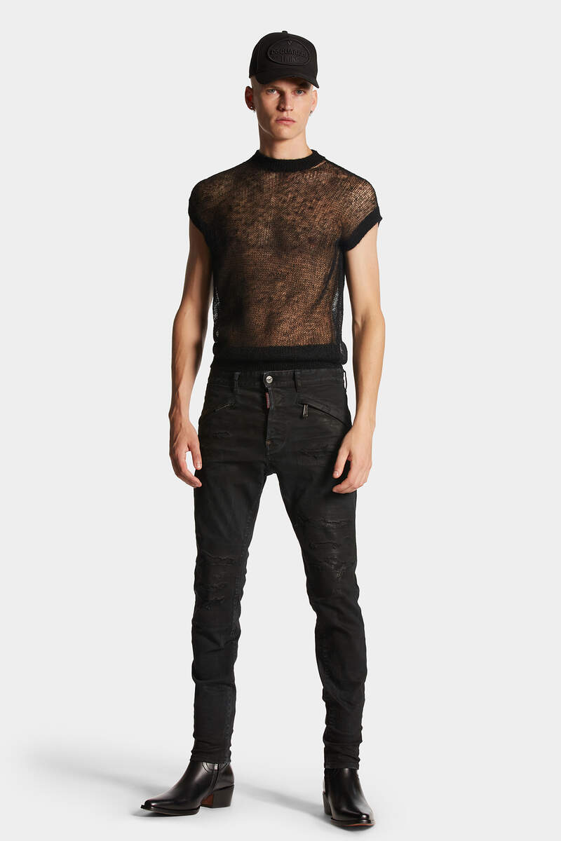 Black Bull Ripped Wash Cool Guy Jeans image number 3