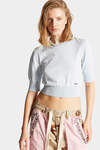 Cropped Knit Pullover image number 3
