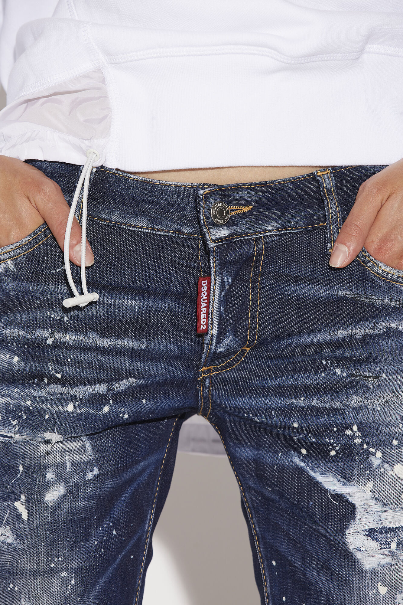 Jennifer Cropped Denim Jeans
