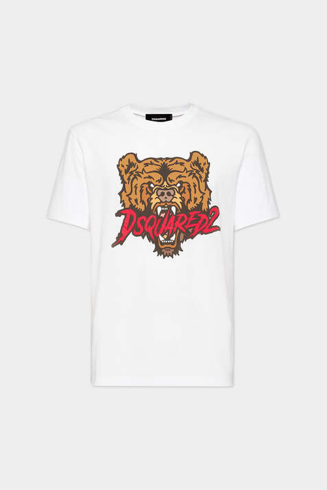 Bear White Cool Fit T-Shirt immagine numero 3