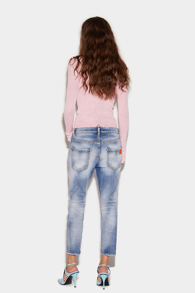 Light Clean Wash Cool Girl Cropped Jeans