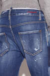 Medium Patch Broken Wash Cool Girl Cropped Jeans número de imagen 5