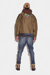 Camou Ricamo Wash Combat Jeans image number 2