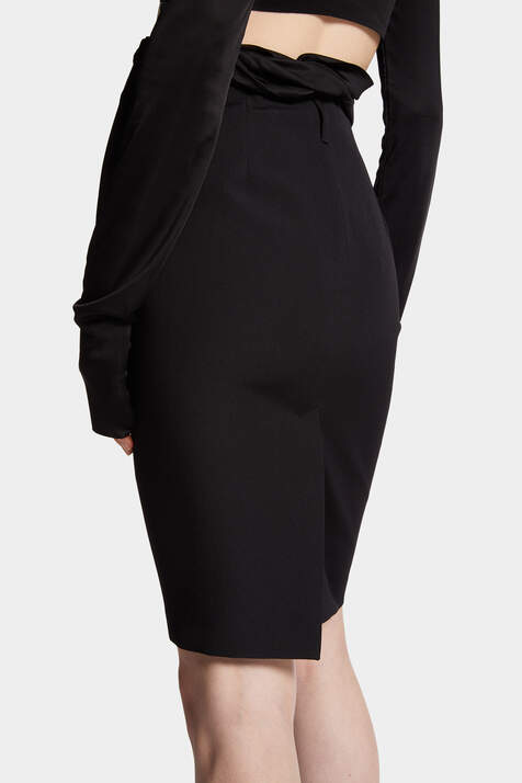 Stretch Worsted Wool Pencil Skirt numéro photo 5