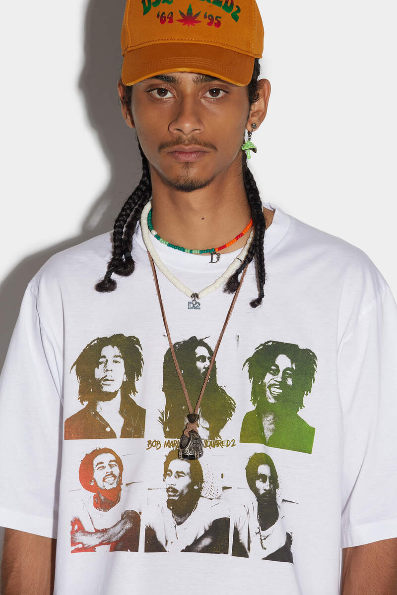 Døds kæbe snatch Tranquility Bob Marley Postcards Skater T-shirt