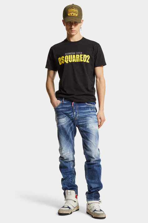 Dsquared2 Horror Yellow Logo Cool Fit T-Shirt Bildnummer 6