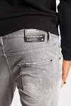 Grey Spotted Wash Skater Jeans immagine numero 6