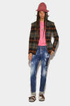 Dark Tiffany Spots Wash Cool Girl Cropped Jeans numéro photo 3