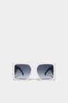 Hype White Black Sunglasses número de imagen 2