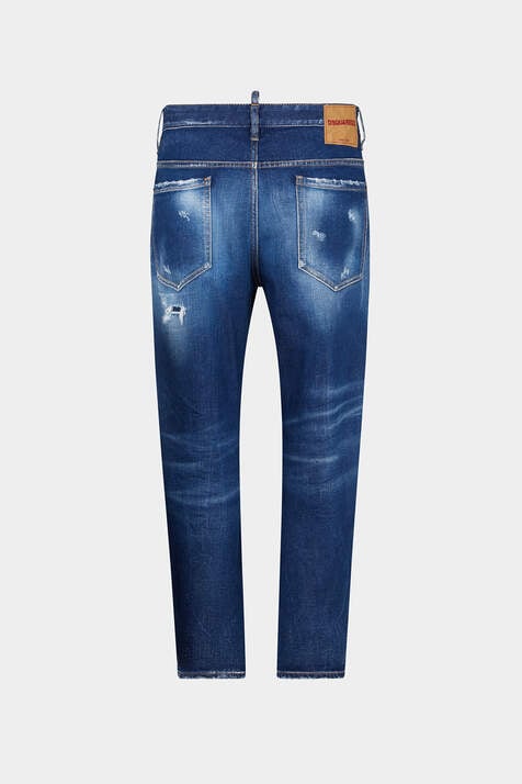 Medium Ripped Knee Wash Boxer Bro Jeans image number 4