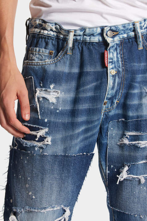 Dark Ripped Wash Big Brother Jeans image number 5