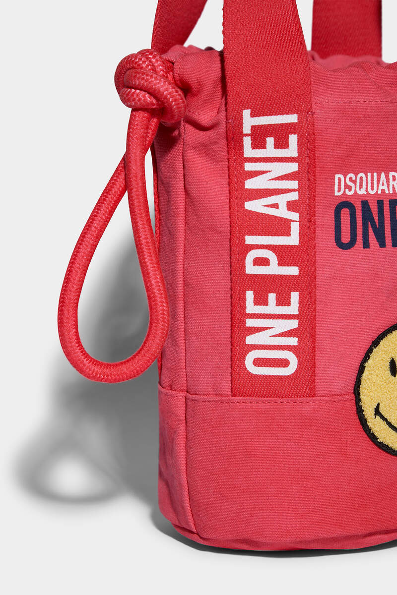 Smiley Organic Cotton Bucket Bag 画像番号 4