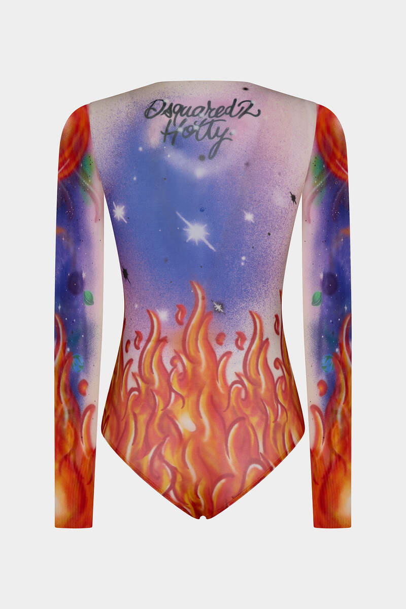 All Over Printed Long Sleeves Body immagine numero 2