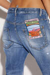 Medium Blue Square Wash Cool Girl Jeans número de imagen 5