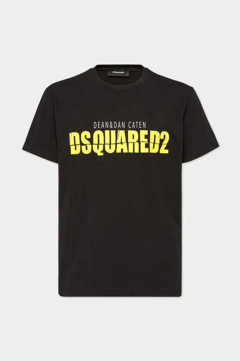 Dsquared2 Horror Yellow Logo Cool Fit T-Shirt Bildnummer 3