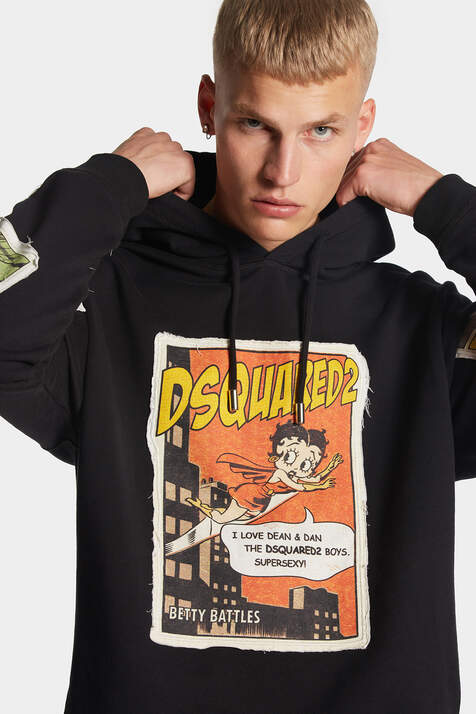 Betty Boop Regular Fit Hoodie Sweatshirt 画像番号 5