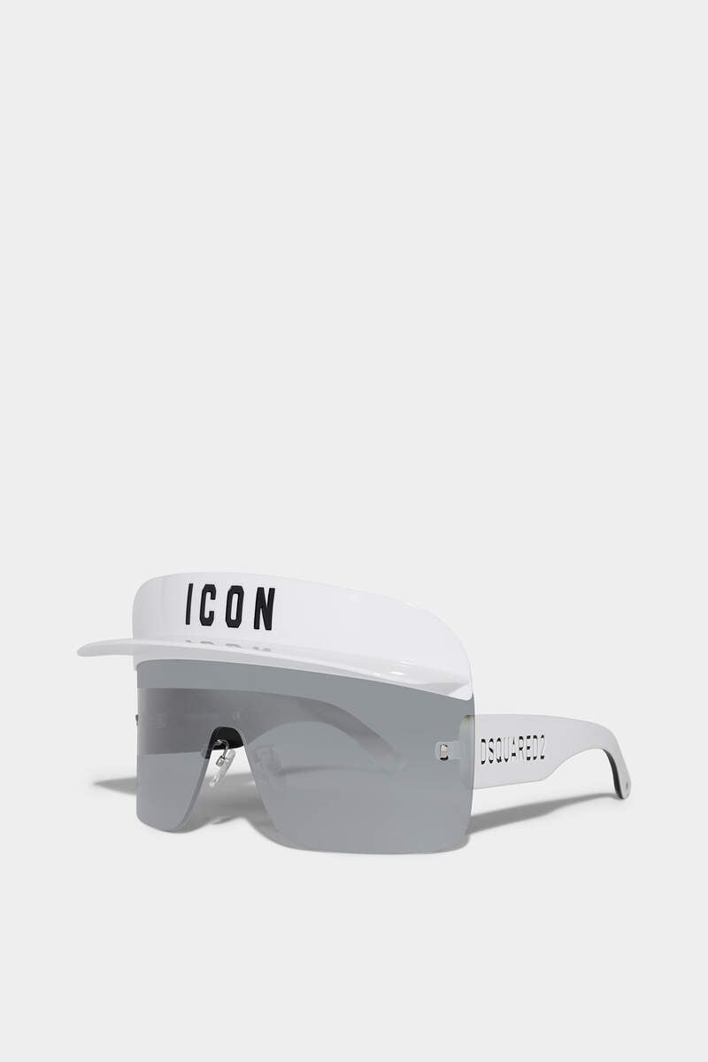 Icon Mask White Sunglasses image number 1