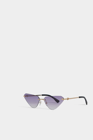 Hype Gold Violet Sunglasses