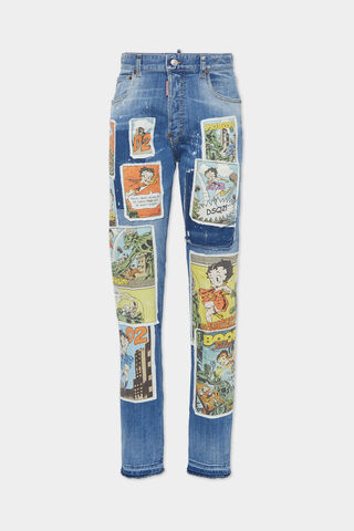 Betty Boop Wash 5 Pockets Jeans