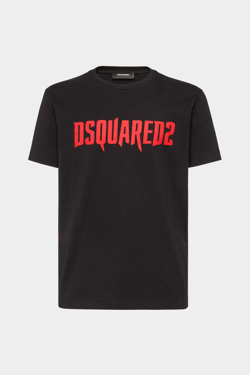 Dsquared2 Horror Red Logo Cool Fit T-Shirt immagine numero 1