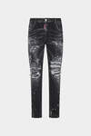 Black Diamond & Studs Wash Skater Jeans image number 1