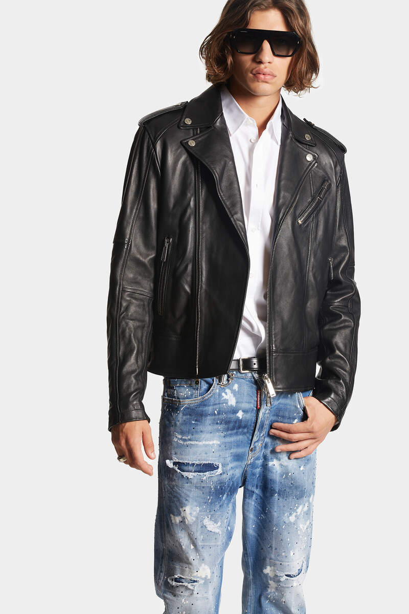 Kiodo Leather Jacket número de imagen 3