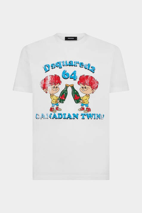 Dsquared2 Canadian Twins Cool Fit T-Shirt immagine numero 3