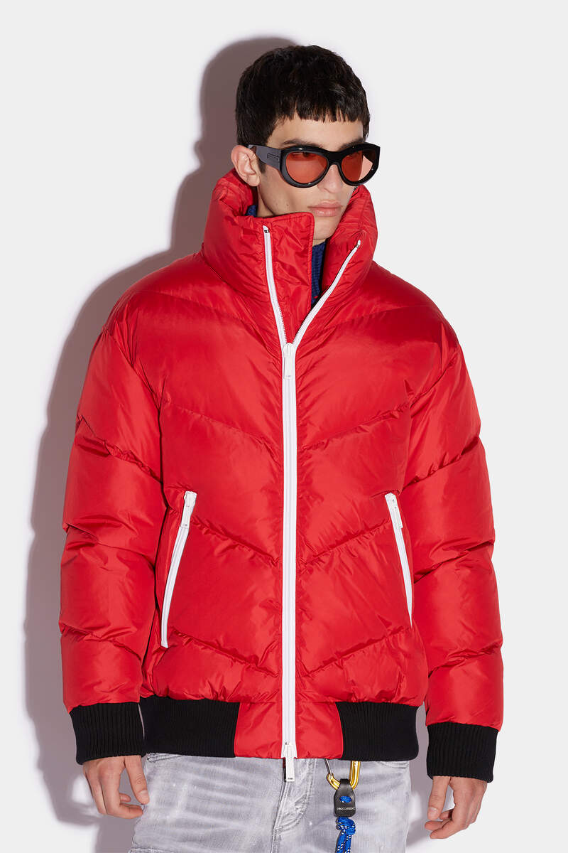 V-Quilted Puffer immagine numero 4