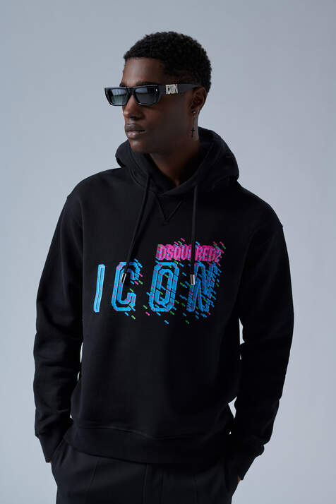 Pixeled Icon Cool Hoodie