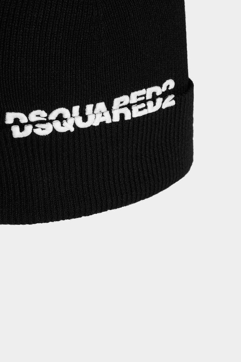 Dsquared2 Logo Knit Beanie Bildnummer 3