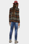 Dark Tiffany Spots Wash Cool Girl Cropped Jeans numéro photo 2