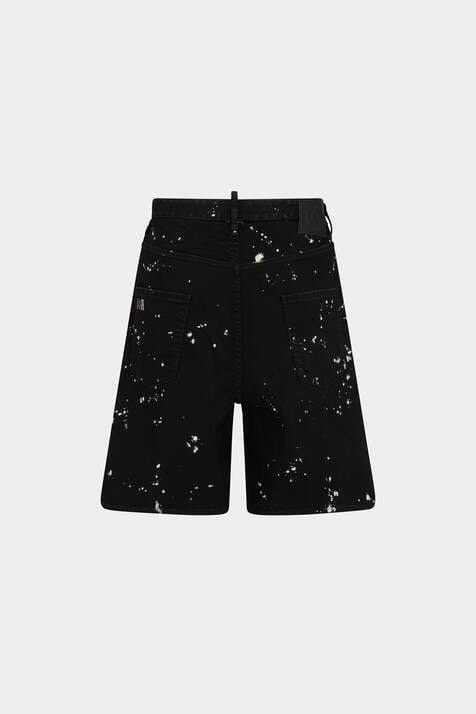 Icon Black Milky Wash Denim Shorts numéro photo 4
