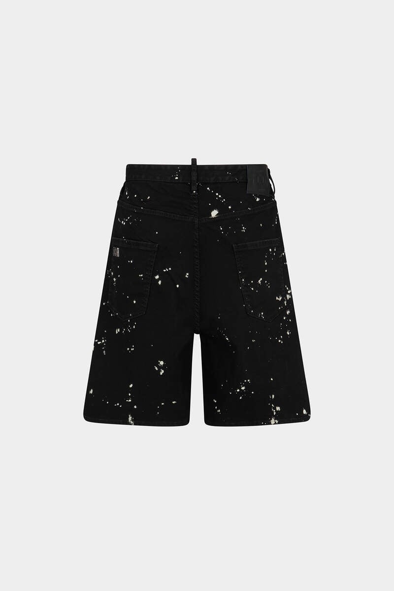 Icon Black Milky Wash Denim Shorts numéro photo 2