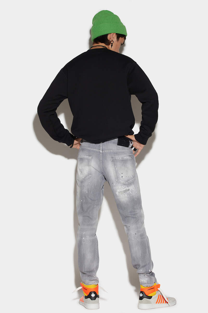 Light Grey Wash Skater Jeans image number 2