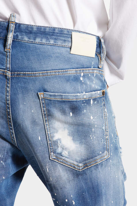 Medium Iced Spots Wash Cool Guy Jeans  image number 6