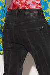 Smoke Black Bull Wash Cool Girl Cropped Jeans image number 4