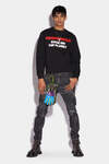 Black Ring Studs Wash Skater Jeans número de imagen 1