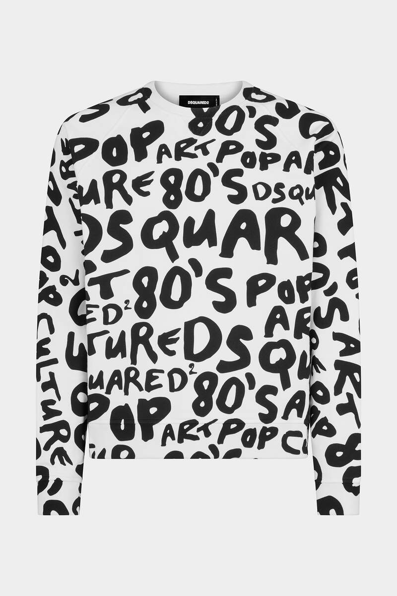 D2 Pop 80's Cool Fit Crewneck Sweatshirt Bildnummer 1