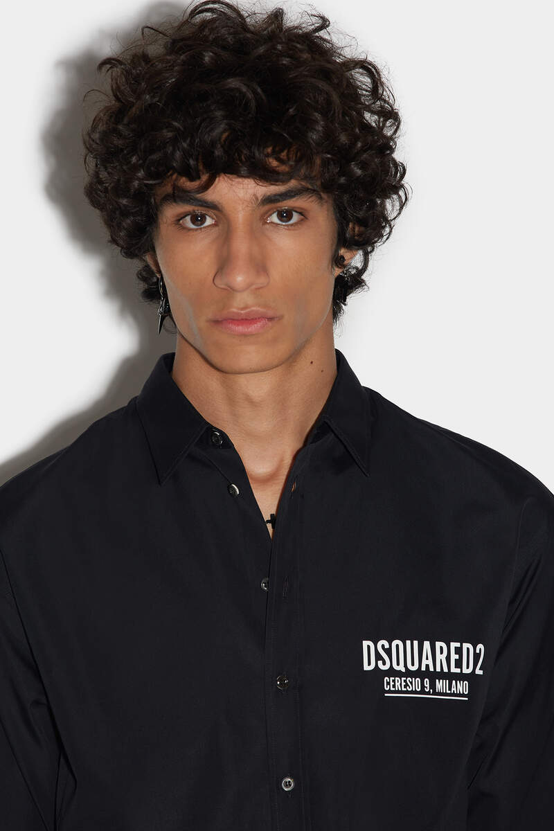Camiseta Negra Dsquared2 Milano