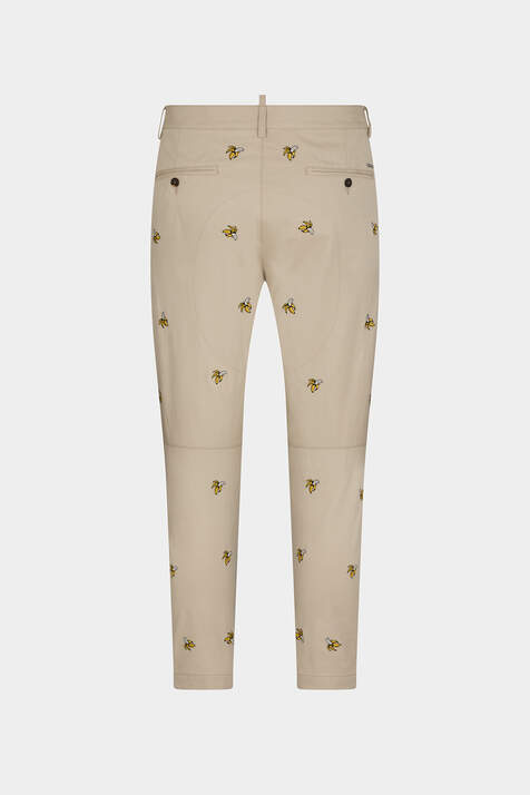 Embroidered Fruits Sexy Chino Pants image number 4